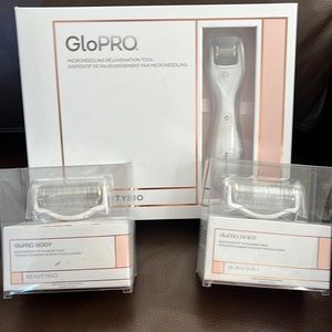 Beauty Bio Glo Pro Microneedling Rejuvention tool and 2 attachment heads. NEW